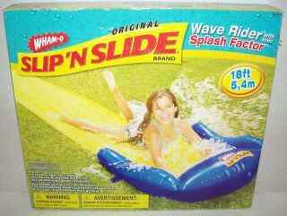 wham o slip n slide wave rider splash factor new