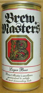 brew master s beer pull tab top can puerto rico