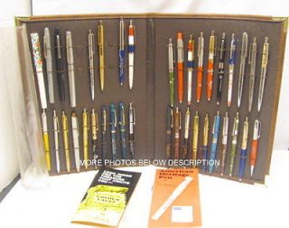 RARE   Vintage Salesman Sample Portfolio   Silverline Pen 1970 