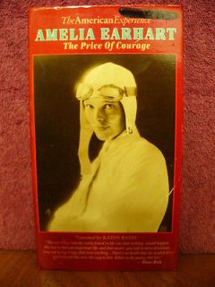   Earhart   The Price of Courage VHS BIOGRAPHY KATHY BATES NARRATES