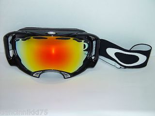 2013 OAKLEY SPLICE Snow Goggles Jet Black FIRE