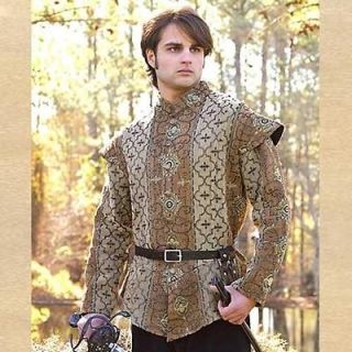 RENAISSANCE MEDIEVAL FANTASY Royal Court DOUBLET COAT GAMBESON Arming 