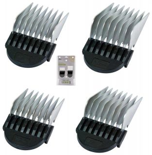   Snap On STAINLESS STEEL 4 pc Comb SET for Juice & Freestyle Clippers