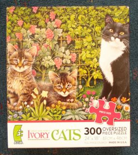 jigsaw puzzle Lesley Anne Ivory CATS 300 oversized pcs