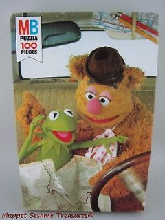 NEW Sealed KERMIT FROG FOZZIE BEAR JIGSAW PUZZLE with Map Vintage 1979 