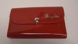 Trophy Queen Large Checkbook Wallet Red Gloss Retro Pinup Rockabilly 