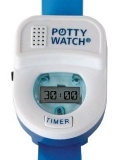 kids toddler potty time watch toilet training aid blue time
