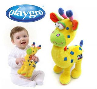 Baby Kids Children Soft Stuffed Plush Comfort Squeaky Giraffe 