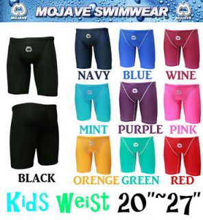 kids boys girls competition swimwear swim half pants shorts jammer 