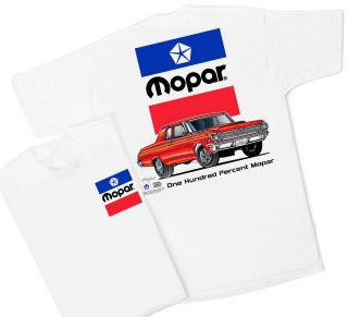 Mopar T Shirt with 1964 Dodge Polora 330 Drag Car