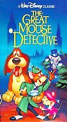 The Adventures of the Great Mouse Detective VHS, 1992