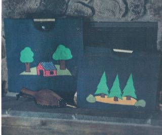 log carrier pattern connies chicken coup 1980 vintage time left