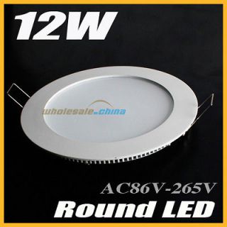12W LED Round Kitchen Downlight Ceiling Light Lamp AC86V 265V White 