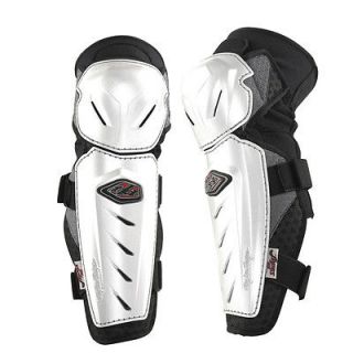 Troy Lee Designs Lopes Knee/Shin Guards White XSmall/Small Bike Knee 