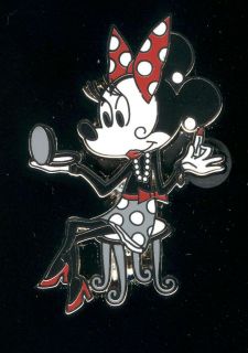 Minnie Mouse Paris Fashion Glamour Minnie On Vanity Chair Disney Pin 