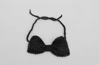 Knit Baby Boy Bow Tie girl head bow photo prop gift idea bascket 