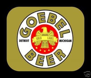 goebel beer mouse pad detroit michigan  5