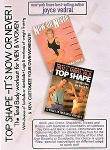 Joyce Vedral Top Shape Its Now or Never DVD, 2007
