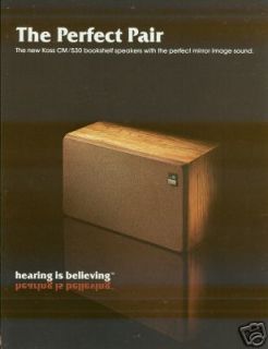 koss cm 530 speaker brochure 1978  17
