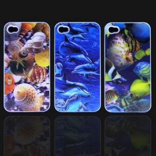 3pcs Hot Charming 3D Style Back Cover Case Skin for Iphone 4 4S,HP13