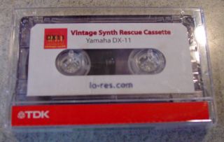 yamaha dx11 data cassette tape contains patches sounds time left