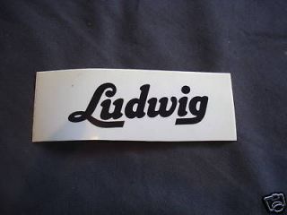 ludwig 60s style stick on bass drum logo new unused