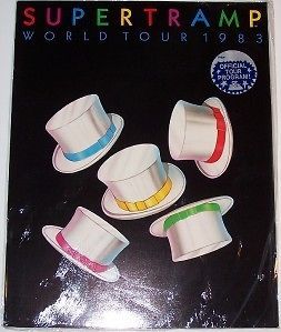 supertramp 1983 tour book concert program sealed nm expedited shipping