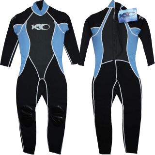 X2O Ladies 3mm Wetsuit Womens Full Long Sleeve Surf Diving Suit Powder 