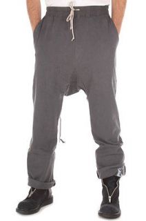 RICK OWENS DRKSHDW NEW Man Sweat Pants DU2363/BA Gray MADE IN ITALY 
