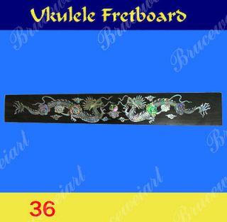 Ukulele Part   Left Hand Fretboard w/MOP Art Inlay (G 36)