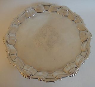 George II antique 18th century Salver or Waiter   London 1751   Clear 