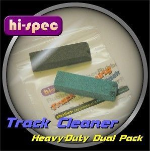 scalextric track cleaner heavy duty 2 pk+ 10 free braids
