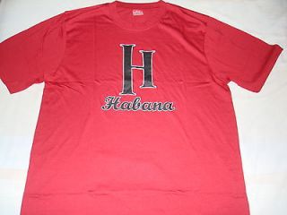 habana baseball team t shirt new cuba size l