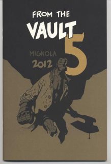MIKE MIGNOLA FROM THE VAULT 5 SDCC 2012 SKETCHBOOK / SIGNED LIMITED 
