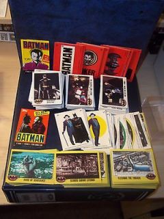 1989 Topps Batman Series 1 & 2 263 Card Set + Stickers & Wrappers 