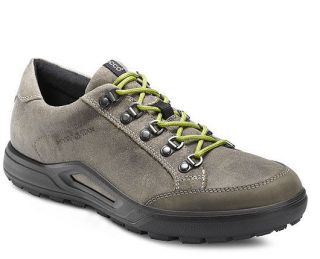 ECCO Mens TICINO Warm Grey Yak Leather/Nubuck Shoes 833504 54190