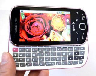    M910 INTERCEPT Sprint Android Cell Phone PINK qwerty keyboard slider