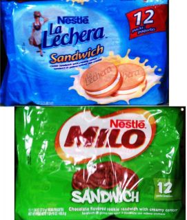 NESTLE LATINO CREAMY SANDWICH CREME FILLED COOKIES ~ 2 FLAVOR CHOICES