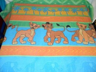   DISNEY Lion King 2 Simbas Pride Twin Flat Sheet / Fabric KOVu Kiara