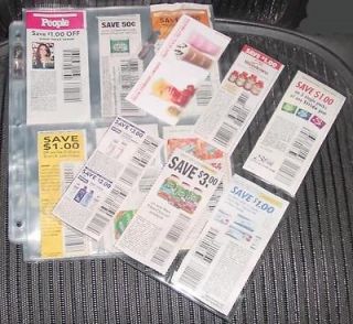 40 PAGES*COUPONS*CURRENCY*BINDERS REFILL*9 8 6 4 3 POCKET PAGES*BONUS 