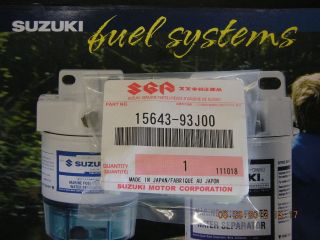 15643 93J00 Suzuki Outboard DF 200/225/250 HP New Fuel Filter