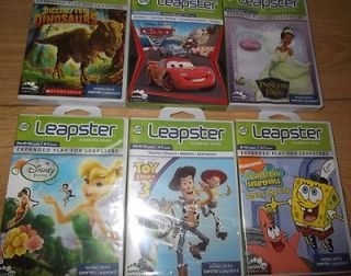 Leapfrog Leapster/Leaps​ter 2 Games, cars 2, Toy story 3, tangled 