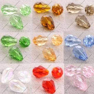 100pc Teardrop 4mm 5500 Gorgeous Crystal Beads Pick Color Free 