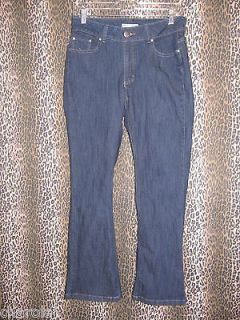 Riders by Lee No Gap Waist Boot Cut Stretch Blue Jeans Size 8 PET Fast 