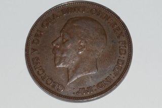1936 one penny great britan georgivs circulated 