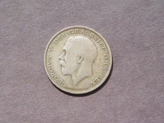 1920 england half crown silver coin 