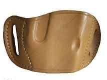 Tan Protech Outdoors Leather Belt Slide Holster 4 Colt 1911 with 5 