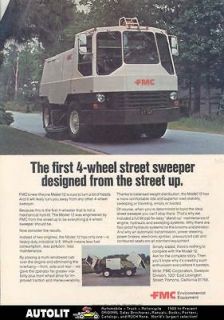 1976 fmc wayne model 12 street sweeper truck ad returns