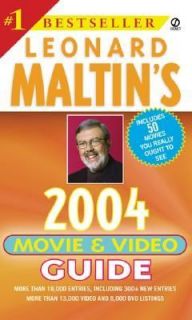 Leonard Maltins Movie and Video Guide 2004 by Leonard Maltin 2003 