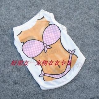 summer pet supplies dogs Bikini chick & Takeo vest clothes Costumes 